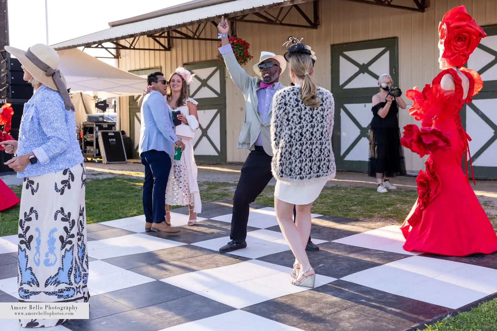 Dancers and performers on the dance floor